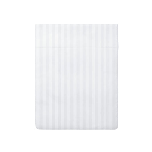 Flat sheet baby cotton satin - Jacquard woven Arles White