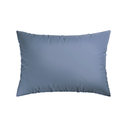 Set de 2 taies d'oreiller satin de coton rayure tissé Jacquard  Bleu - 50 x 70 cm