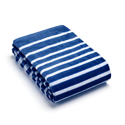 Beach towel Ambre Dark blue - 90 x 180 cm