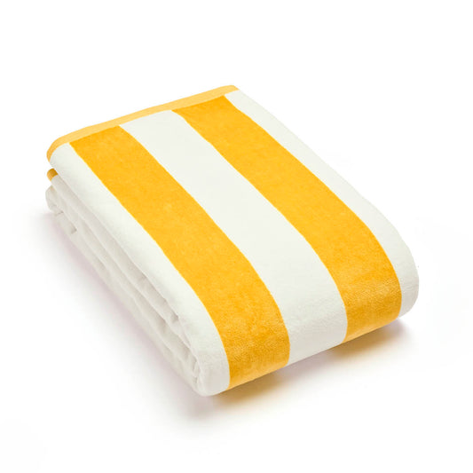 Beach towel Constance Yellow - 90 x 180 cm