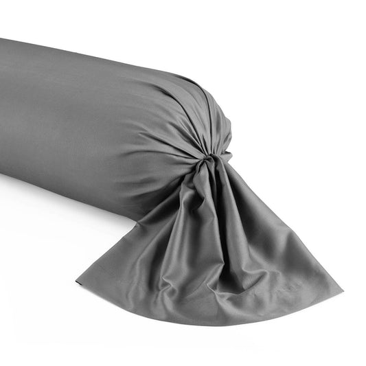 Pillowcase(s) cotton satin - Uni Light grey