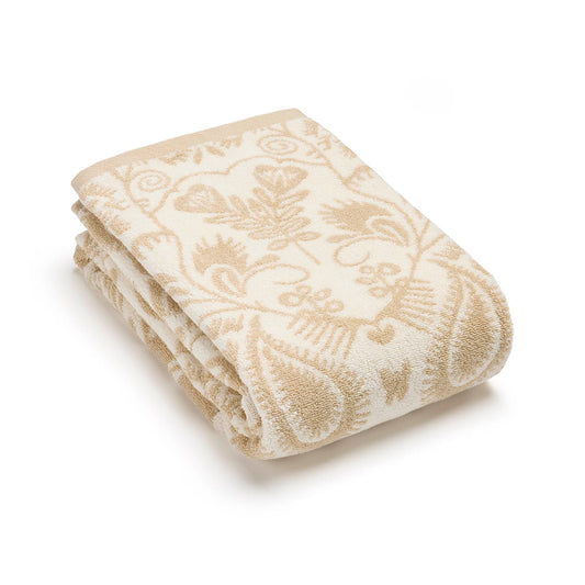 Bath towel Jacquard Love Stories Taupe - 70 x 140 cm