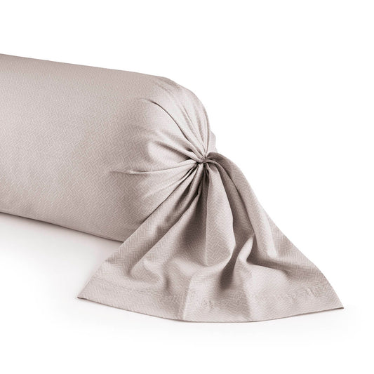 Pillowcase cotton satin - Garden micro Beige