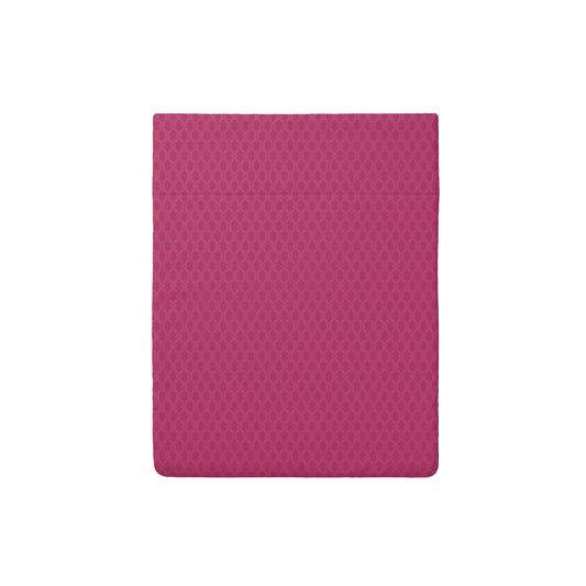 Flat sheet cotton satin - Garden Micro Raspberry