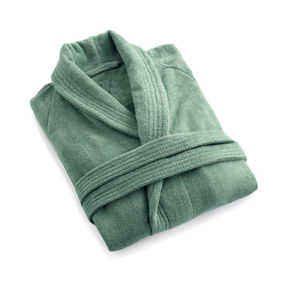 Bathrobe with shawl collar - Green