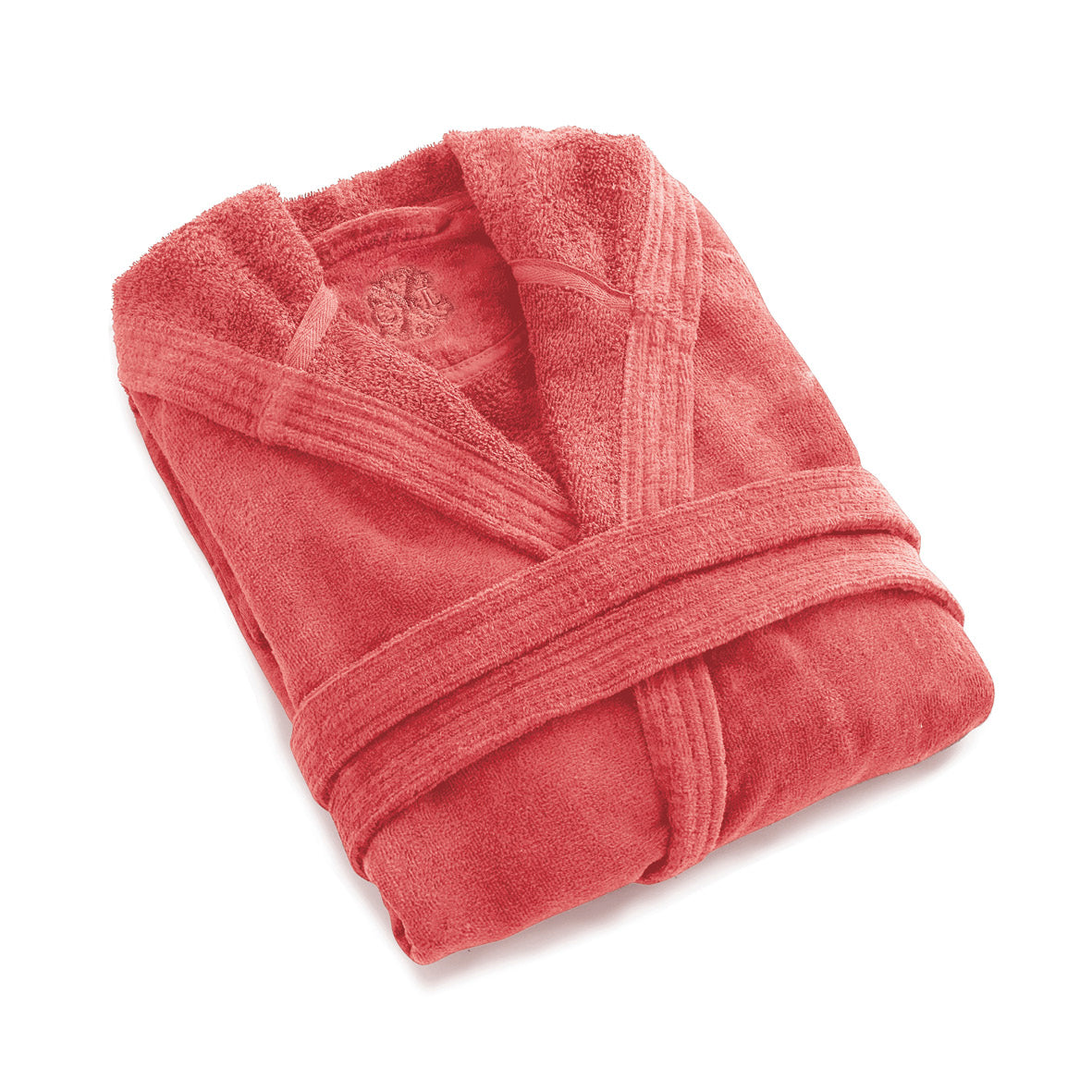 Hooded bathrobe - Hibiscus Pink