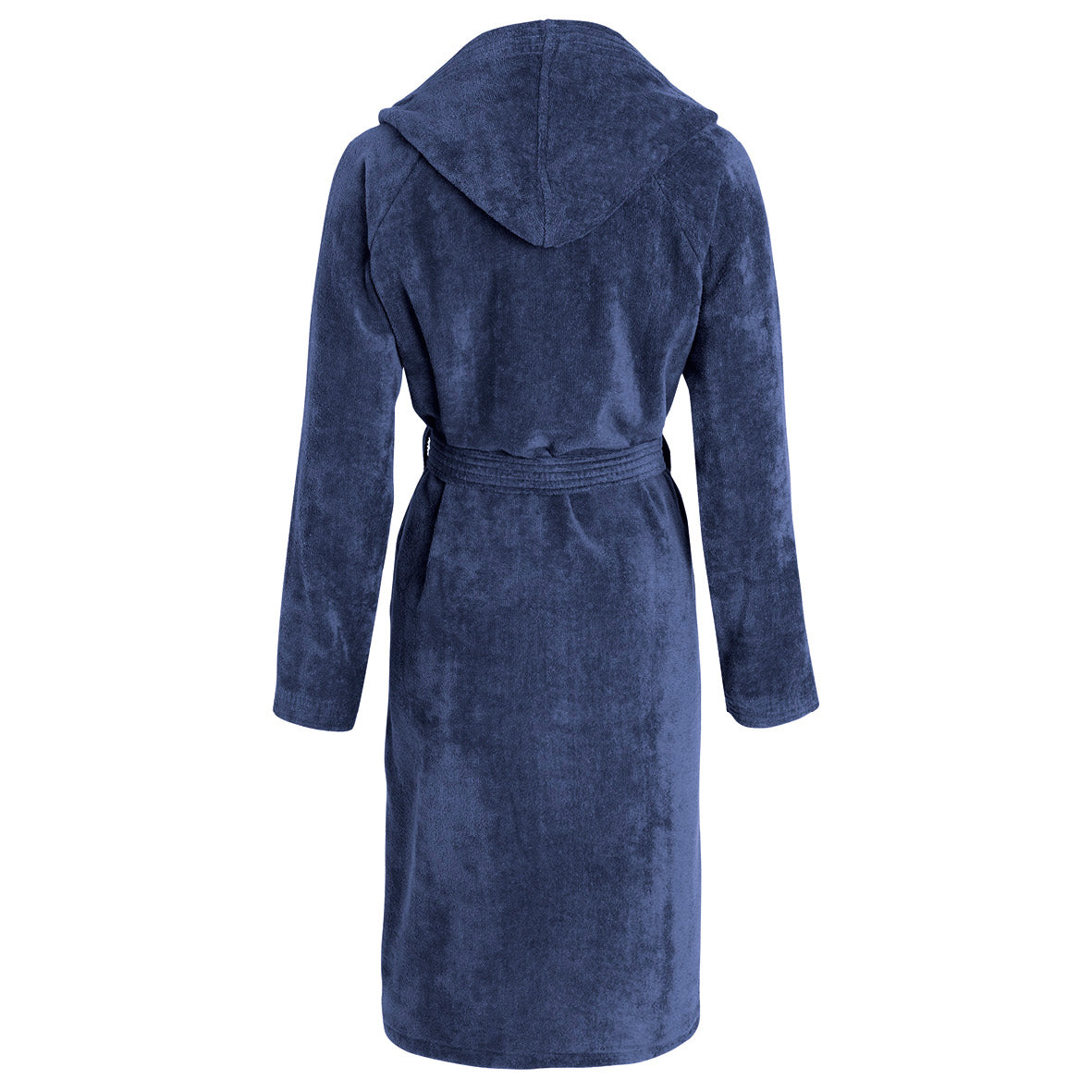 Hooded bathrobe - Navy blue