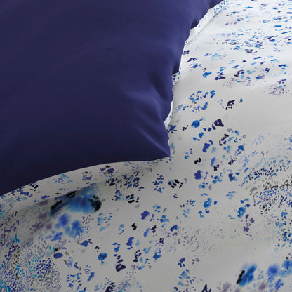 Duvet cover + pillowcase(s) percale cotton - Frisson Blue