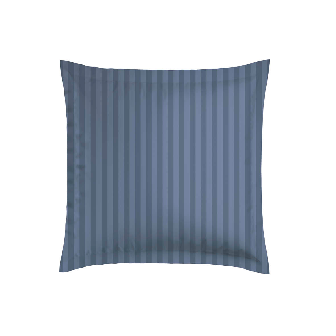 Pillowcase(s) cotton satin dobby stripe woven - Bleu