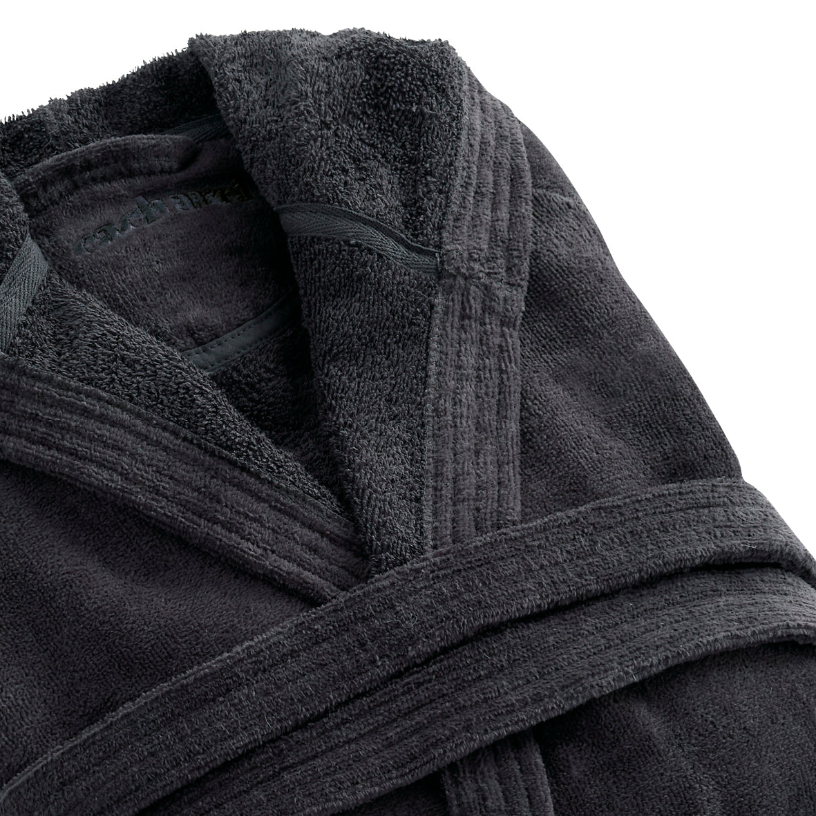 Hooded bathrobe - Dark grey