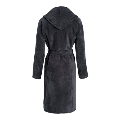 Hooded bathrobe - Dark grey