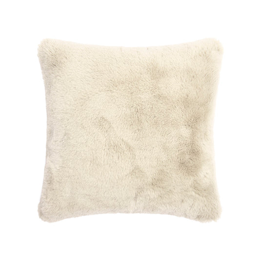 Housse de coussin imitation fourrure  Blanc - 40 x 40 cm