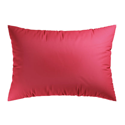 Set de 2 taies d'oreiller rectangulaires - 50 x 70 cm - Framboise