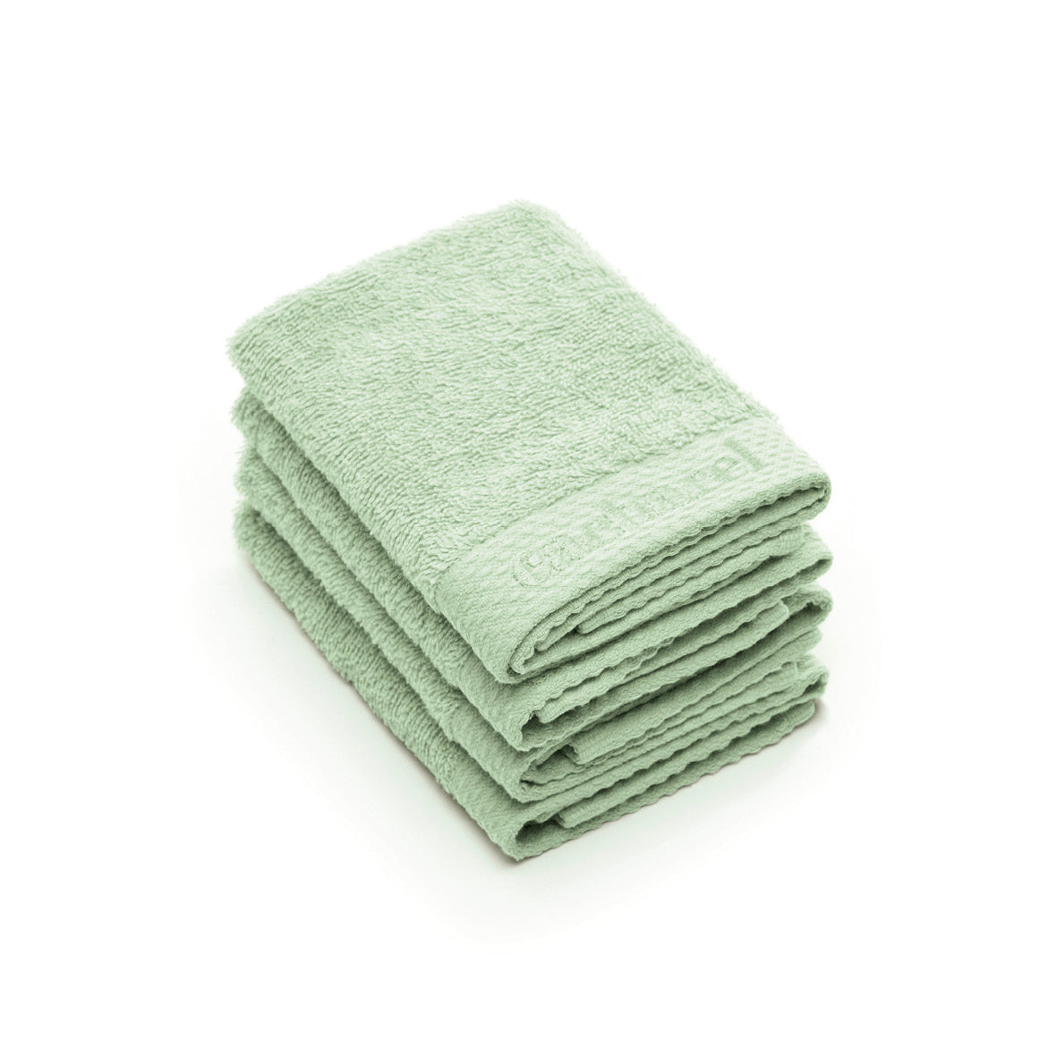 4 guest towels - 30 x 30 cm Meadow green