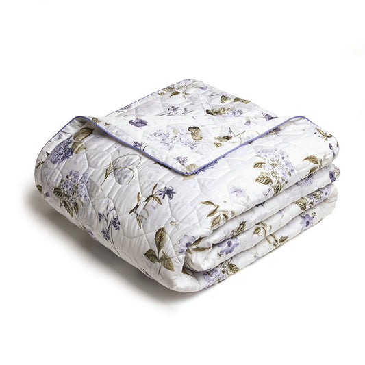 Bedspread - Fleurs Passion White