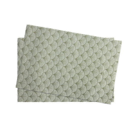 Set of 2 placemats - Lila Green