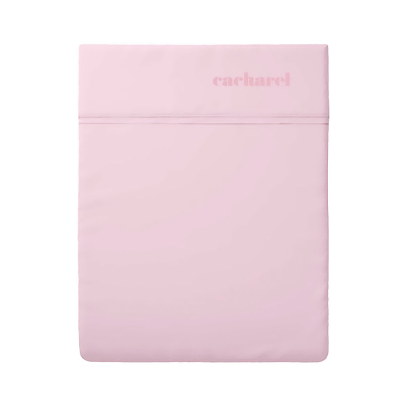 Flat sheet cotton satin - Uni Light pink