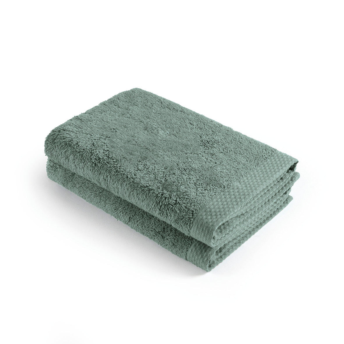 Set of 2 kitchen towels - 45 x 45 cm Bottle green