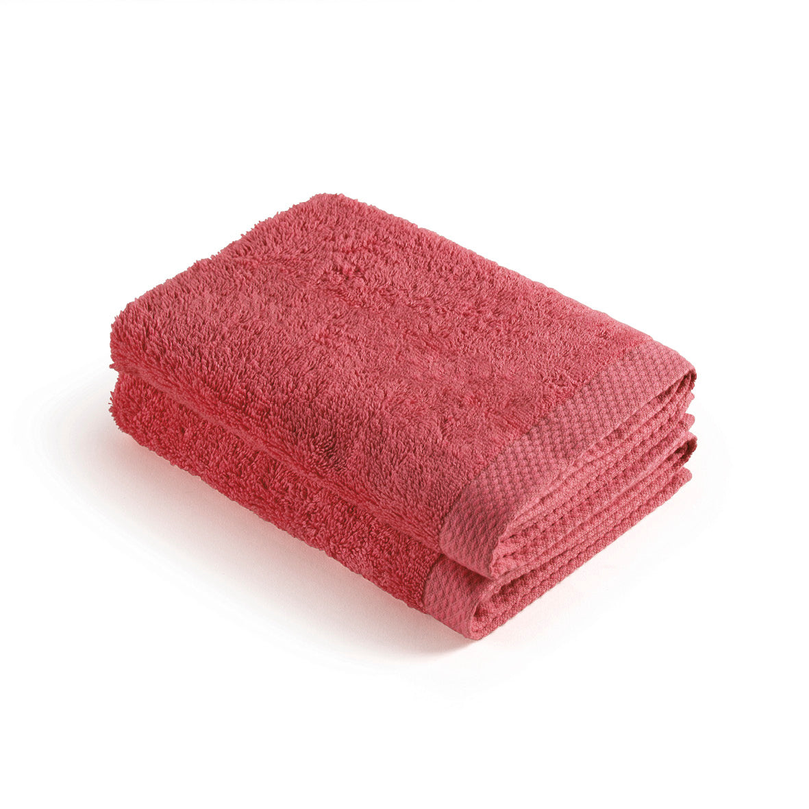 Set of 2 kitchen towels - 45 x 45 cm Hibiscus pink