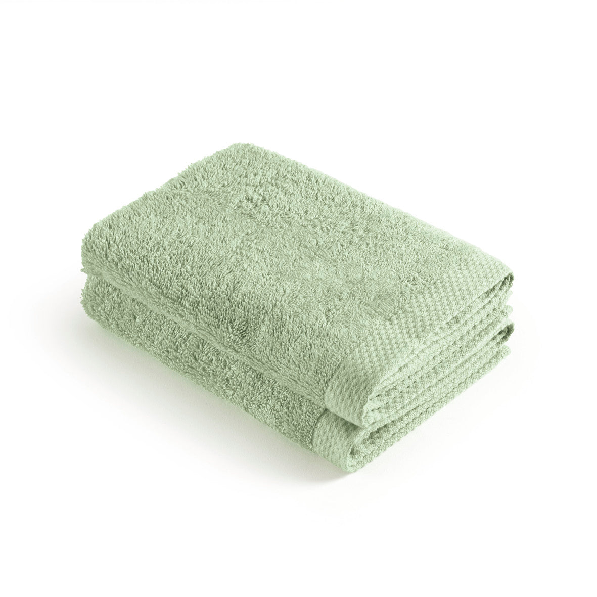 Set of 2 kitchen towels - 45 x 45 cm Meadow green