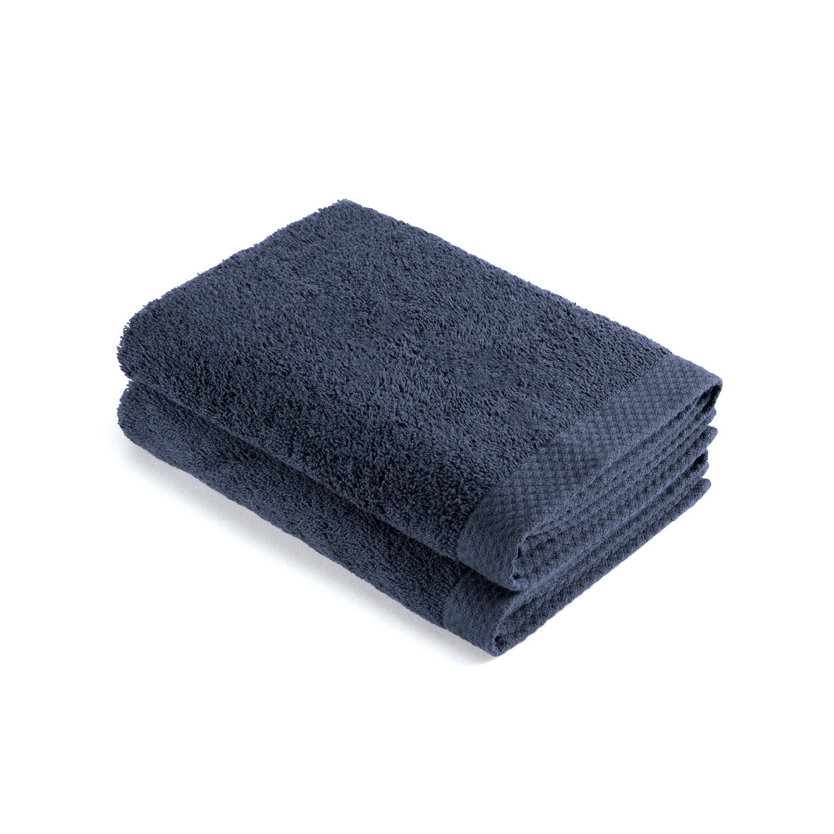 Set of 2 kitchen towels - 45 x 45 cm Navy blue