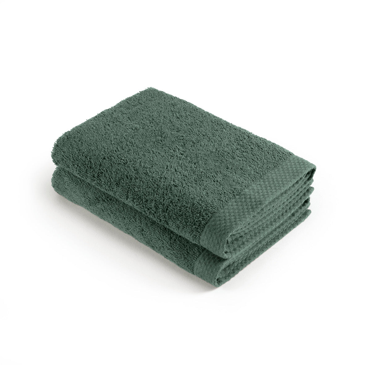 Set of 2 kitchen towels - 45 x 45 cm Sage green