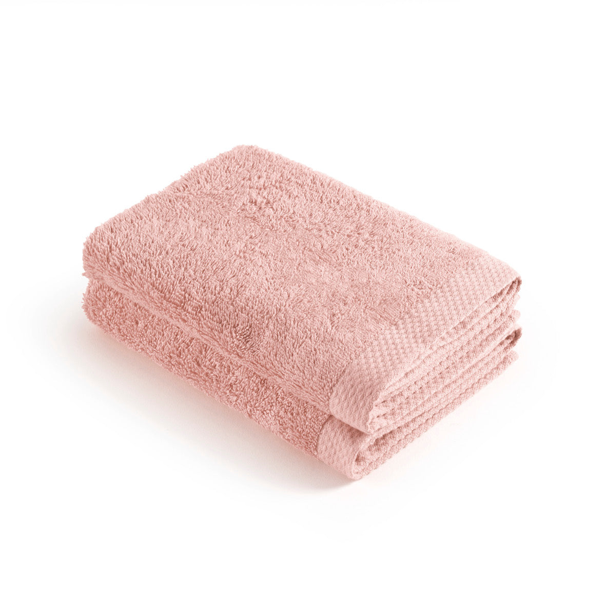 Set of 2 kitchen towels - 45 x 45 cm Salmon pink