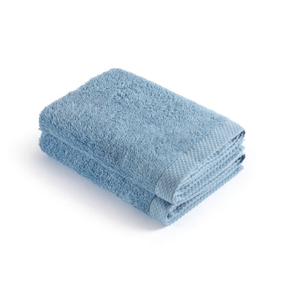 Set of 2 kitchen towels - 45 x 45 cm Sky blue