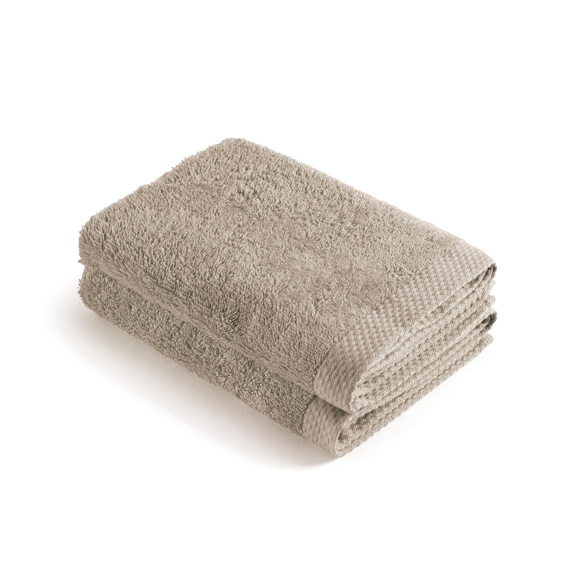 Set of 2 kitchen towels - 45 x 45 cm Taupe