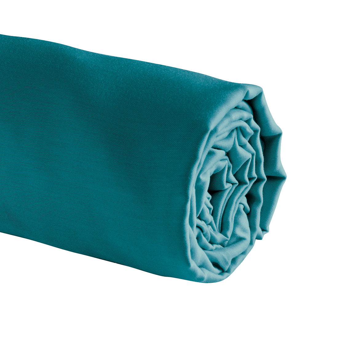 Fitted sheet cotton satin - Uni Green