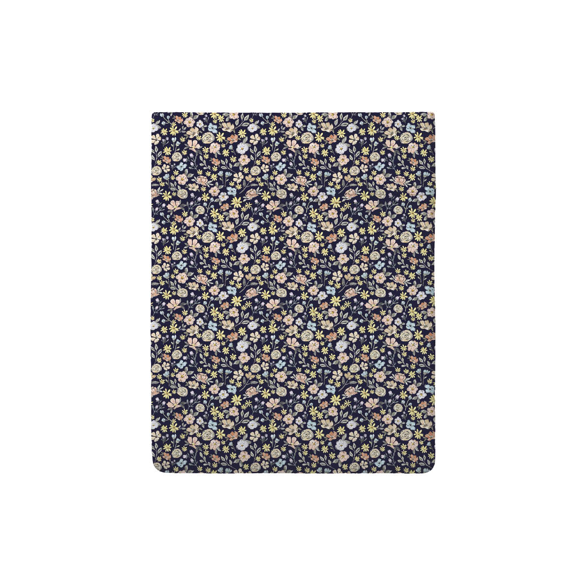 Flat sheet - Meadow dark blue