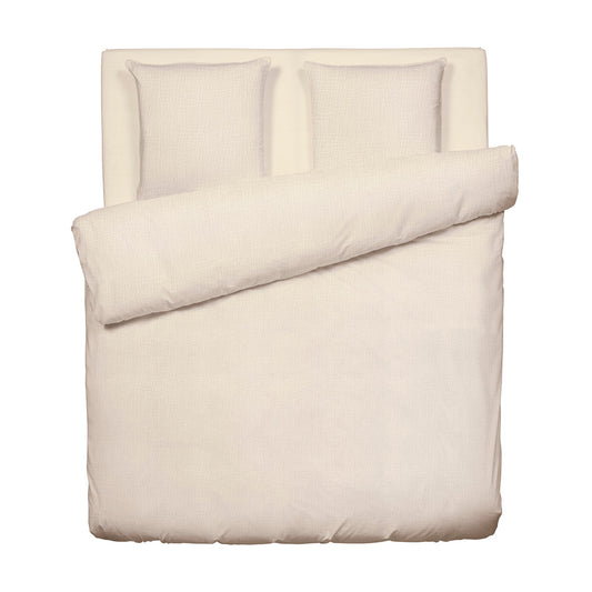 Duvet cover + pillowcase(s) cotton gauze - Uni Taupe