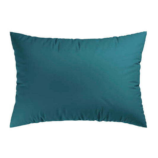 Set of 2 pillowcases cotton satin - Uni Green