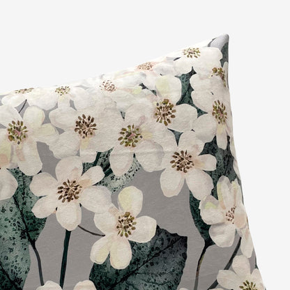 Cushion cover Rose Pimprenelle Grey - 45 x 45 cm