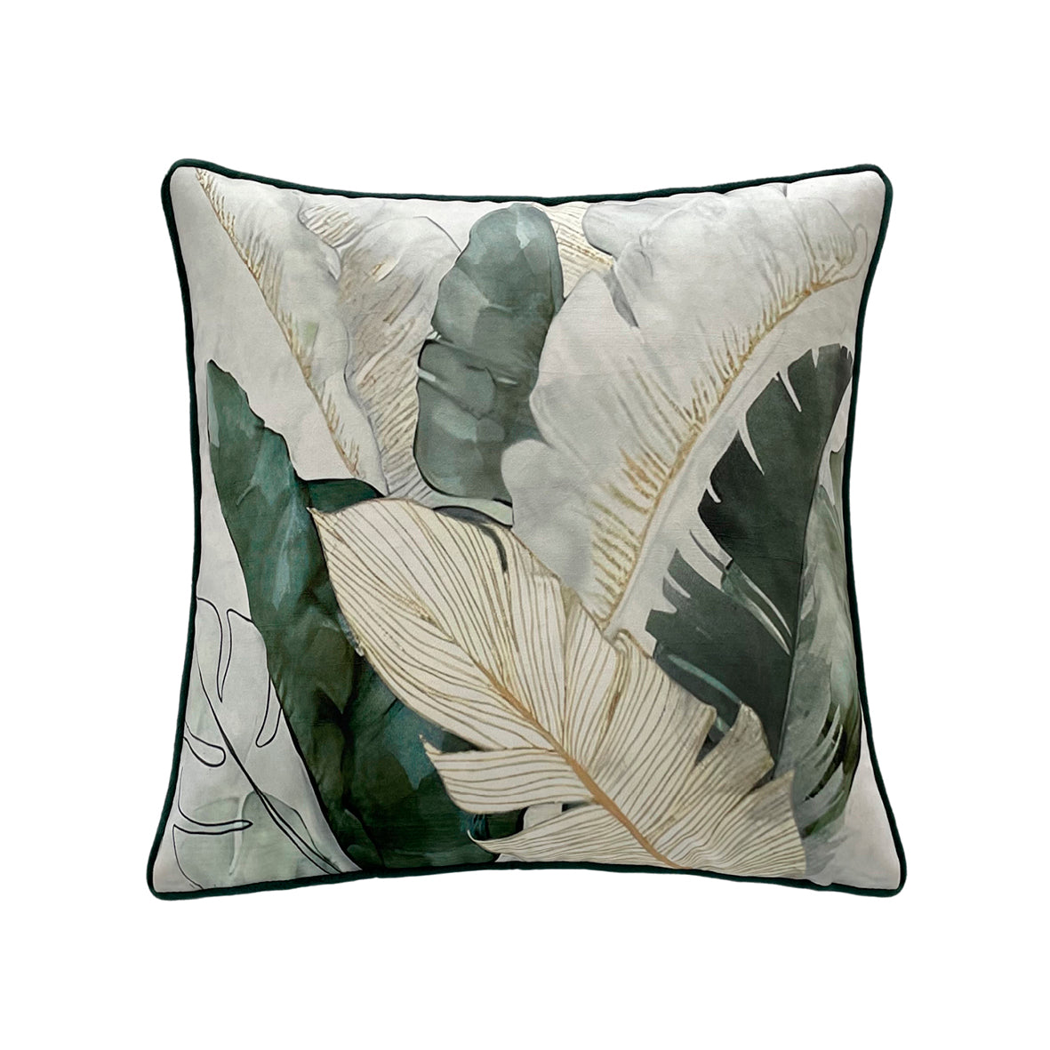 Cushion cover Kentia Green - 45 x 45 cm