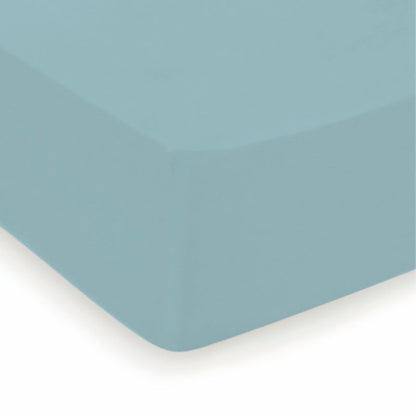 Fitted sheet cotton satin - Uni Light green