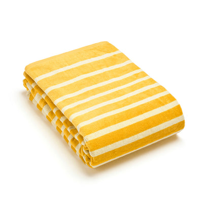 Beach towel Océane Yellow - 90 x 180 cm