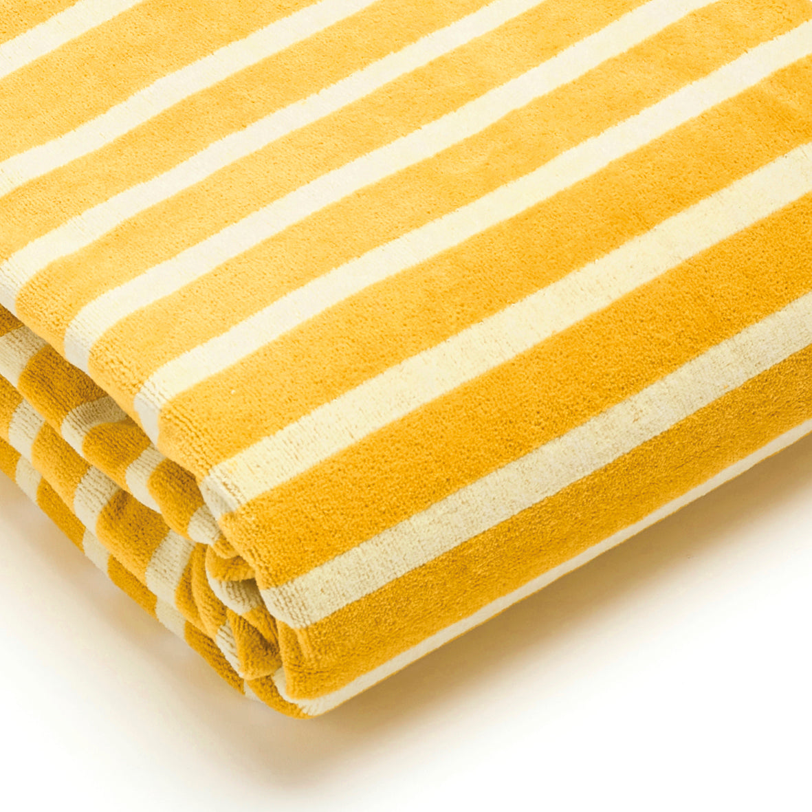 Beach towel Océane Yellow - 90 x 180 cm