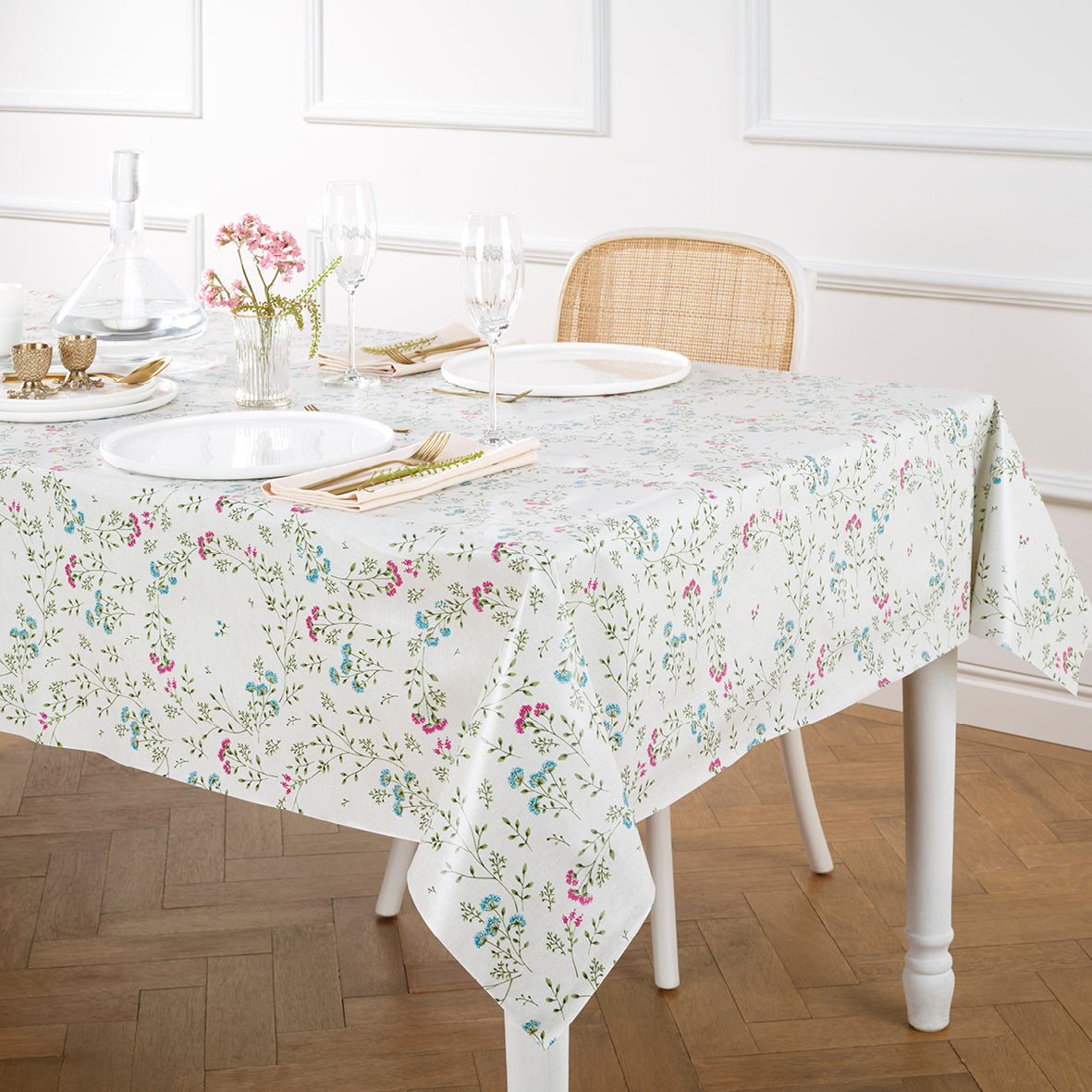 Tablecloth - Poésie florale Off-white