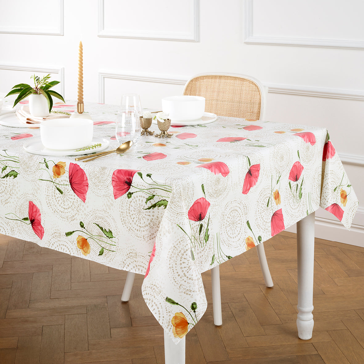 Tablecloth - Coquelicots Off-white