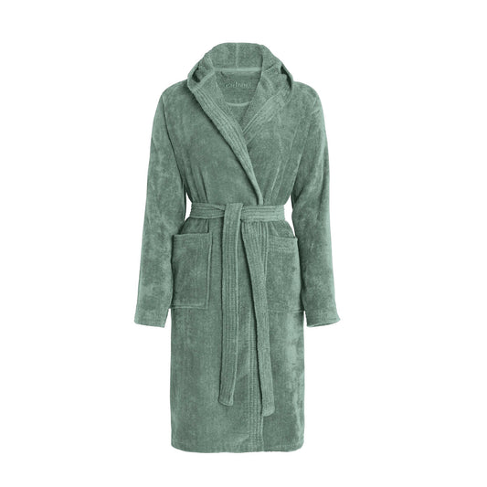 Hooded bathrobe - Green