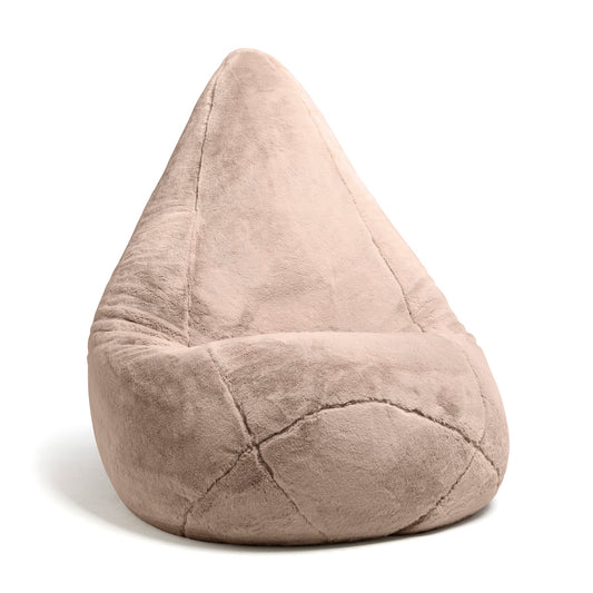 Bean bag cover fake fur - Beige - 130 x 80 cm