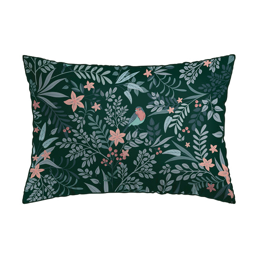 Pillowcase(s) cotton satin - Forêt enchantée Green