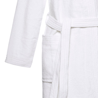 Hooded bathrobe - White