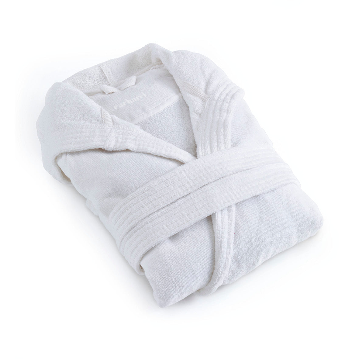 Hooded bathrobe White - S/M