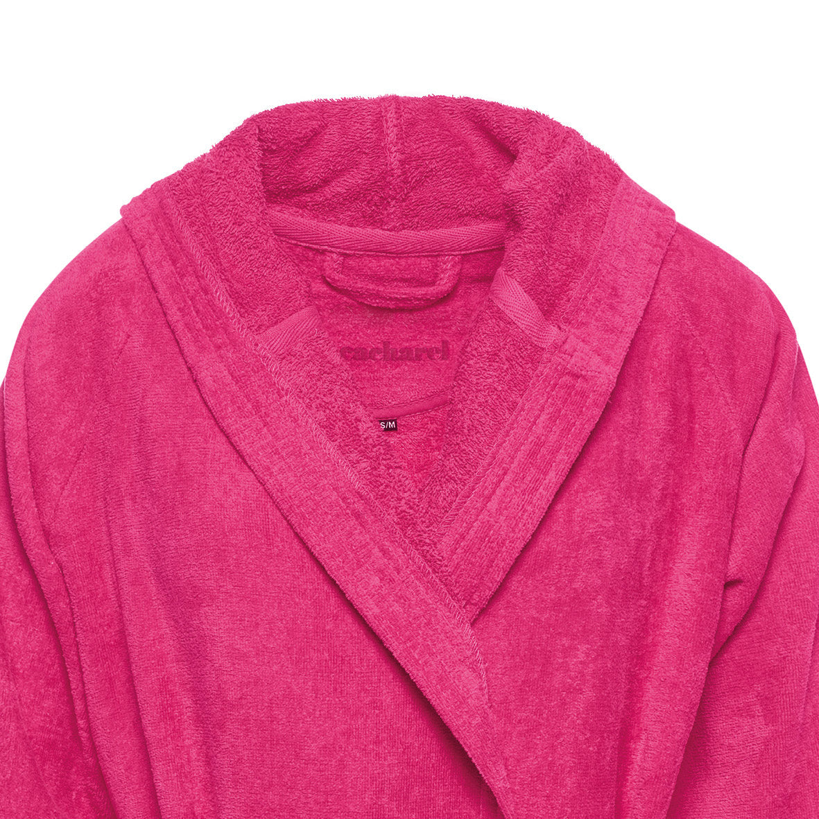 Hooded bathrobe - Fuchsia