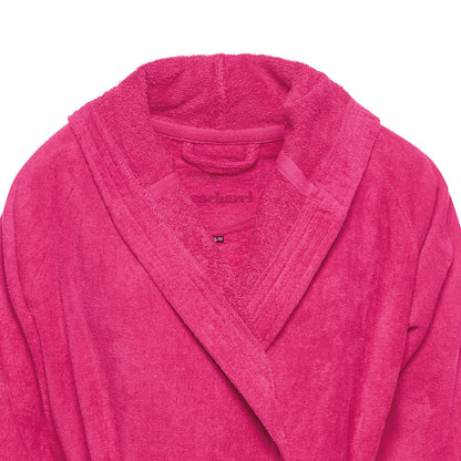 Hooded bathrobe - Fuchsia