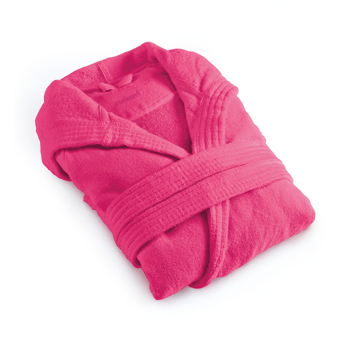 Hooded bathrobe - Fuchsia