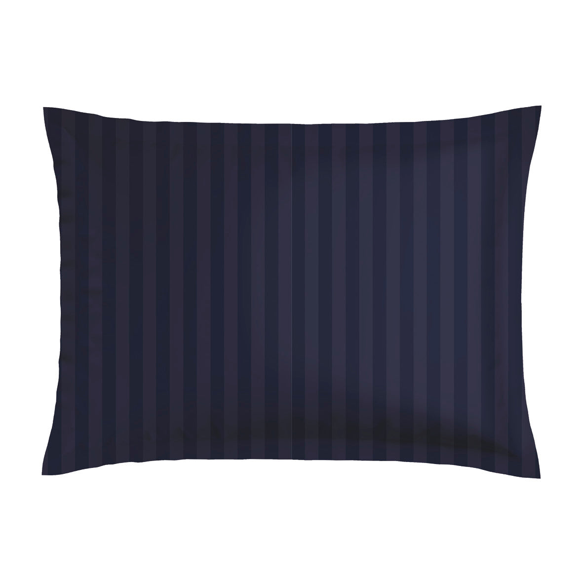 Pillowcase(s) cotton satin - Douceur caramel Dark blue