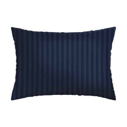 Pillowcase(s) cotton satin - Fleur de minuit Dark blue